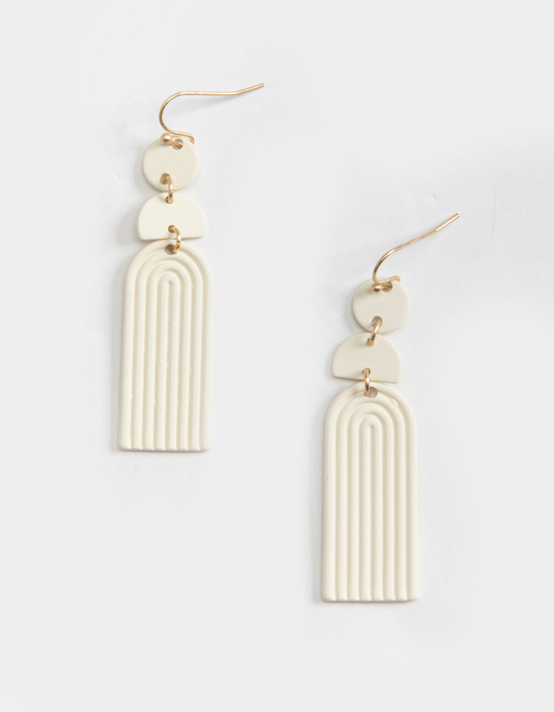 WEST OF MELROSE Arch Linear Earrings image number 0