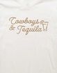 WESTERN Cowboys And Tequila Rope Unisex Tee image number 2