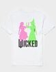 WICKED Glinda And Elphaba Silhouette Unisex Tee image number 1