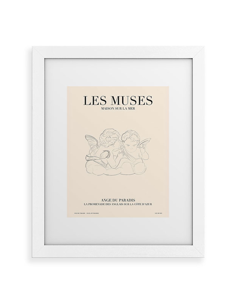 DENY DESIGNS Les Muses Cherubs 24" x 36" Framed Art Print image number 0