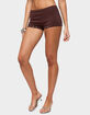 EDIKTED Ariadna Studded Micro Shorts image number 2