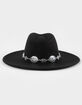 Jessa Concho Flat Brim Womens Cowboy Hat image number 4