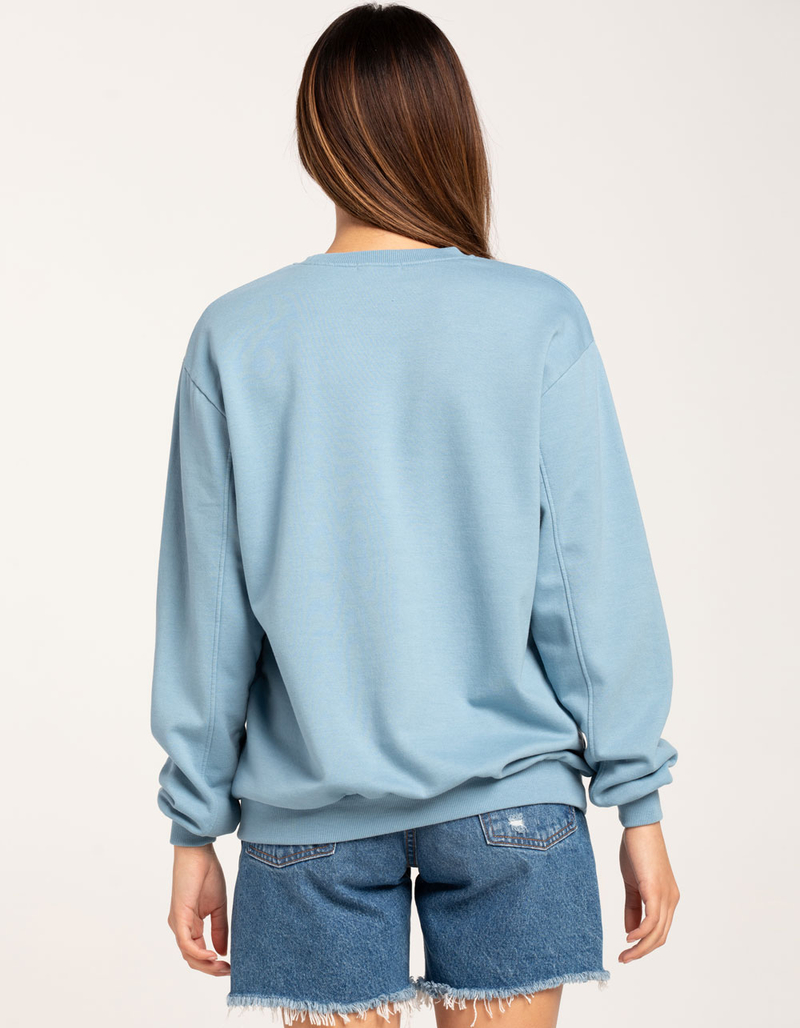 FULL TILT San Diego Womens Embroidered Crewneck Sweatshirt image number 2