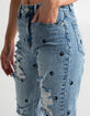 TINSELTOWN Womens Yin And Yang Mom Jeans image number 3
