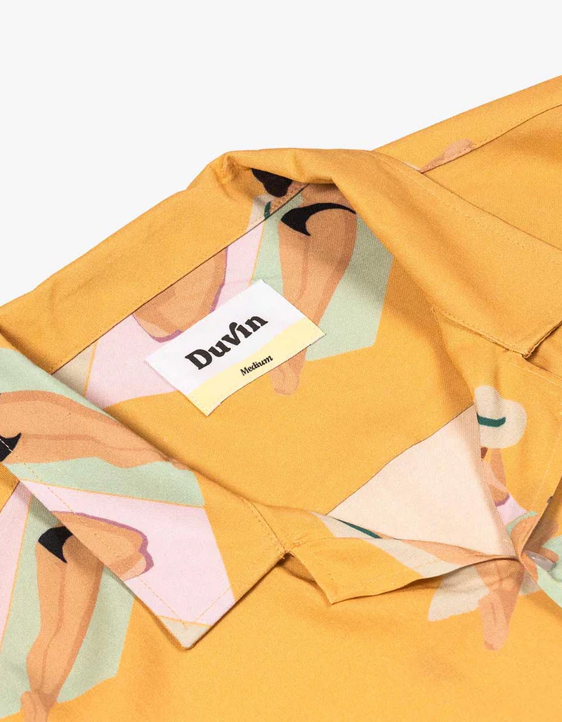 DUVIN Beach Day Mens Button Up Shirt image number 2