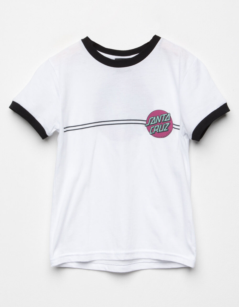 SANTA CRUZ Other Dot Girls Ringer Tee image number 1