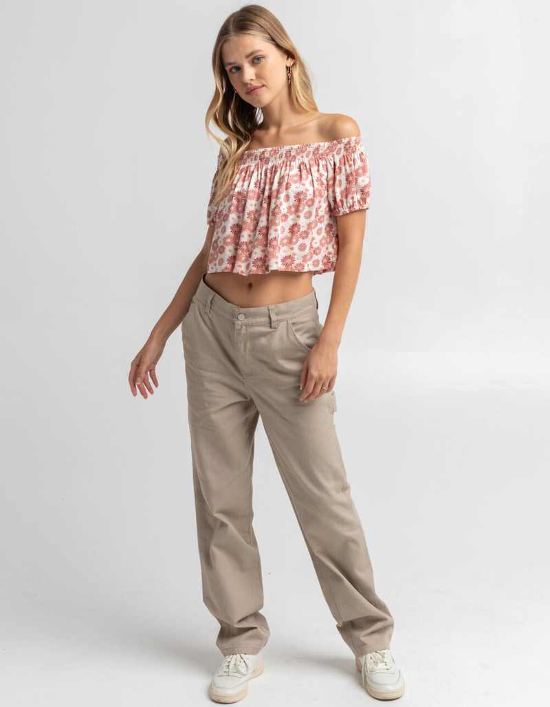 VOLCOM x Harley & J Off The Shoulder Top image number 3