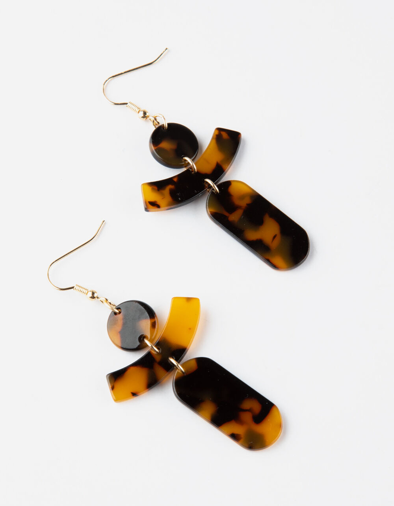 FULL TILT Tortoise Earrings image number 0