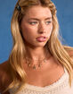 FULL TILT Celestial Star Sun Layered Necklace image number 3