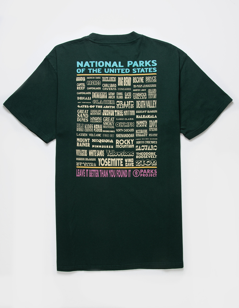 PARKS PROJECT National Parks Lineup Mens Pocket Tee image number 0