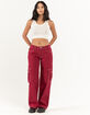 RSQ Womens Low Rise Cargo Pants image number 1