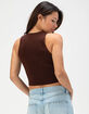 WEST OF MELROSE Washed Stud Womens Tank Top image number 4