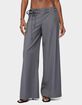 EDIKTED Willard Baggy Lace Up Belt Pants image number 1