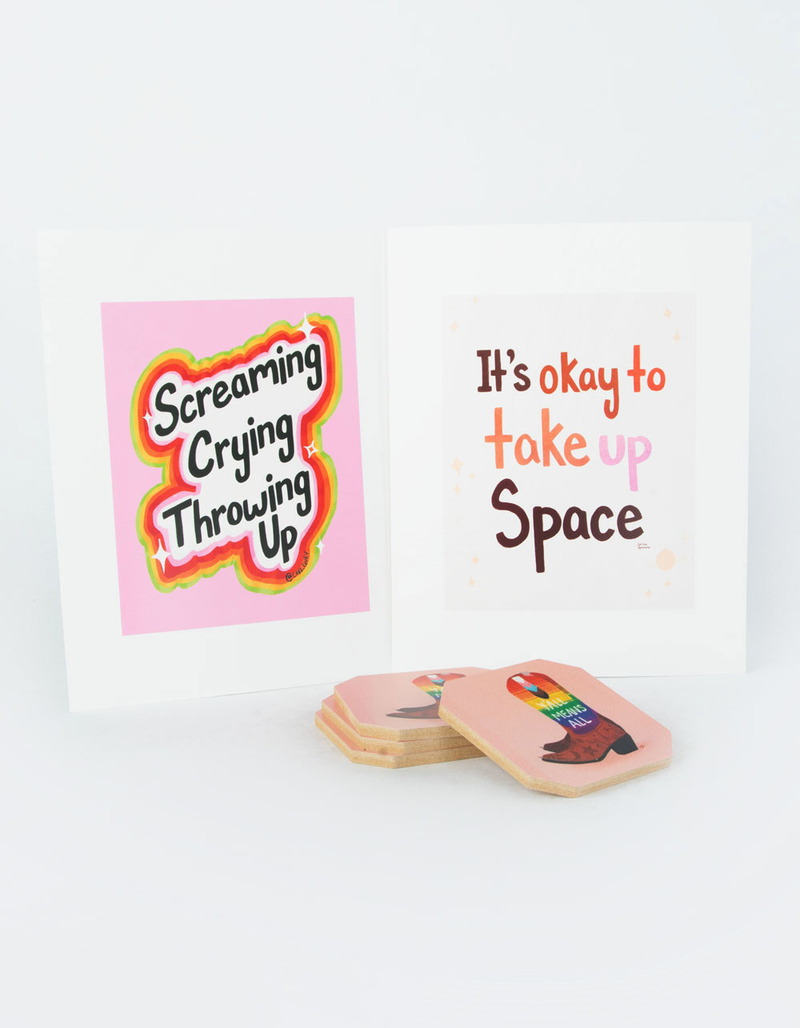RSQ x Carina Guevara It's Okay To Take Up Space Art Print image number 1