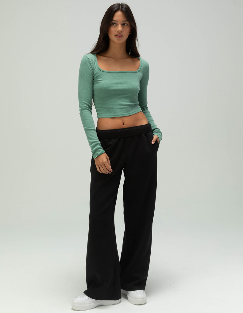 TILLYS Square Neck Womens Long Sleeve Tee image number 1