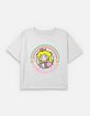 SUPER MARIO Joyful Princess Peach Girls Crop Tee image number 1
