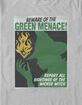 WICKED Green Menace Unisex Tee image number 2
