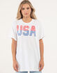 USA Stars And Stripes Unisex Tee image number 5