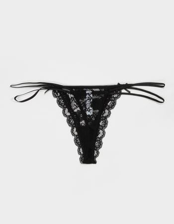FULL TILT Double Strap Lace Thong Alternative Image