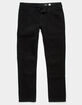 VOLCOM Vorta Mens Black Slim Straight Jeans image number 1