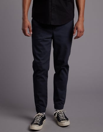 RSQ Mens Twill Jogger Pants Alternative Image