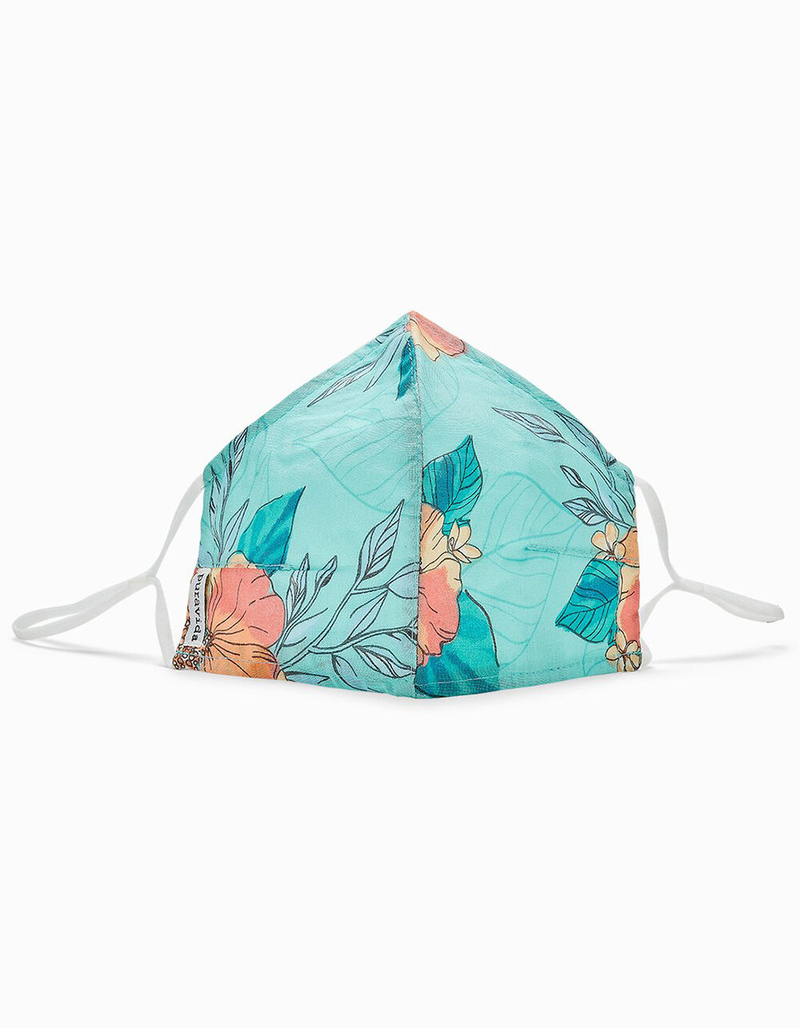 PURA VIDA x Vera Bradley Turquoise Fashion Face Mask image number 0