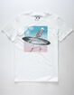 RIOT SOCIETY Skeleton Surf Mens T-Shirt image number 1