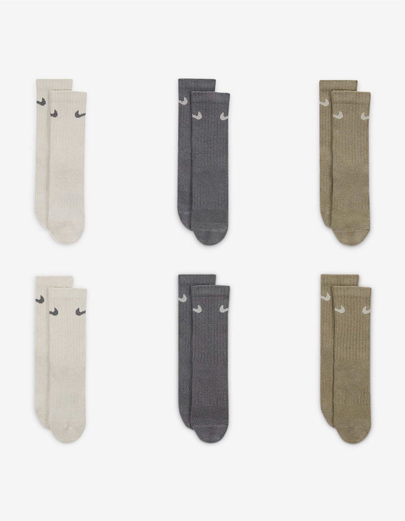 NIKE Dri-FIT 6 Pack Little Kids Crew Socks image number 1