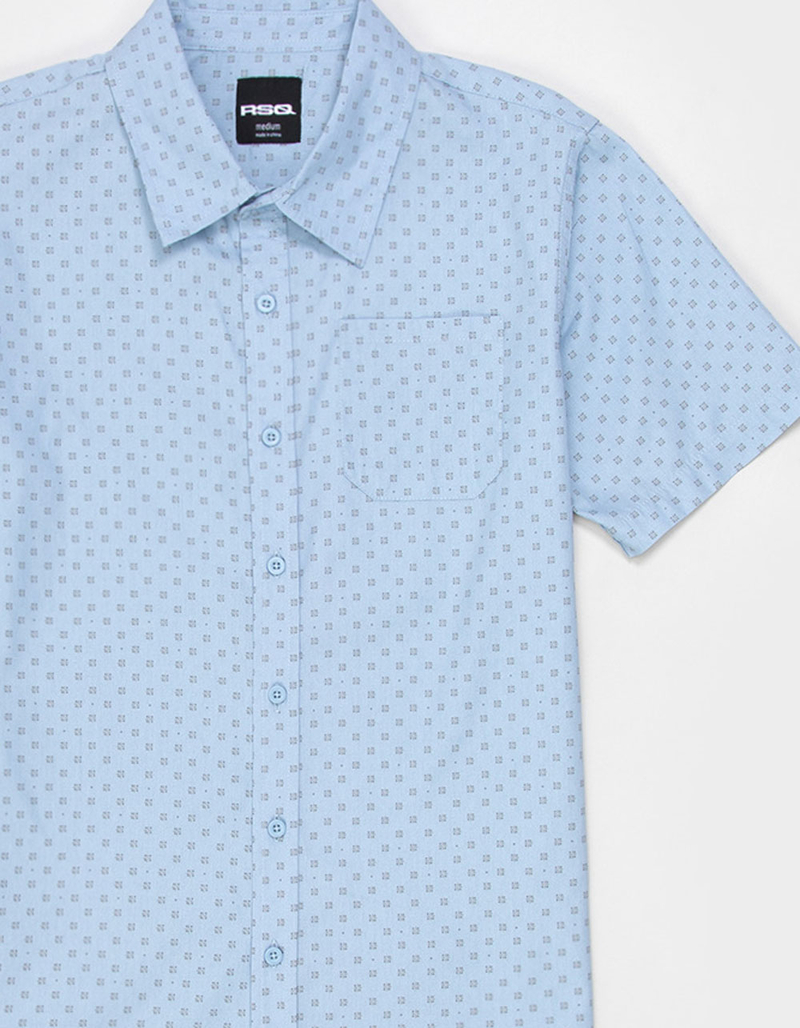 RSQ Ditsy Print Boys Button Up Shirt image number 1