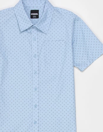 RSQ Ditsy Print Boys Button Up Shirt Alternative Image