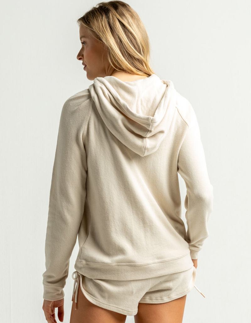 VOLCOM Lived In Lounge Womens Cream Hoodie image number 2