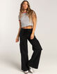 RSQ Womens Mid Rise Stretch Cargo Pants image number 5