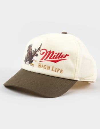 AMERICAN NEEDLE Miller High Life Twill Roscoe Snapback Hat Primary Image