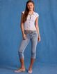 RSQ Womens Low Rise Capri Jeans image number 6