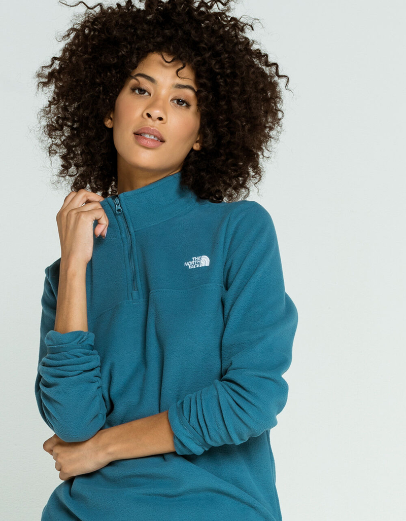 THE NORTH FACE TKA Glacier Womens Blue Quarter Zip Pullover image number 0