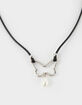 FULL TILT Butterfly Pearl Cord Necklace image number 2