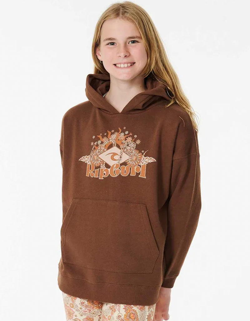 RIP CURL Sun Catcher Girls Hoodie BROWN Tillys