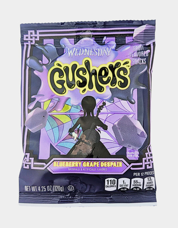 GUSHERS Wednesday Blueberry Grape Despair Gummy Snacks Primary Image