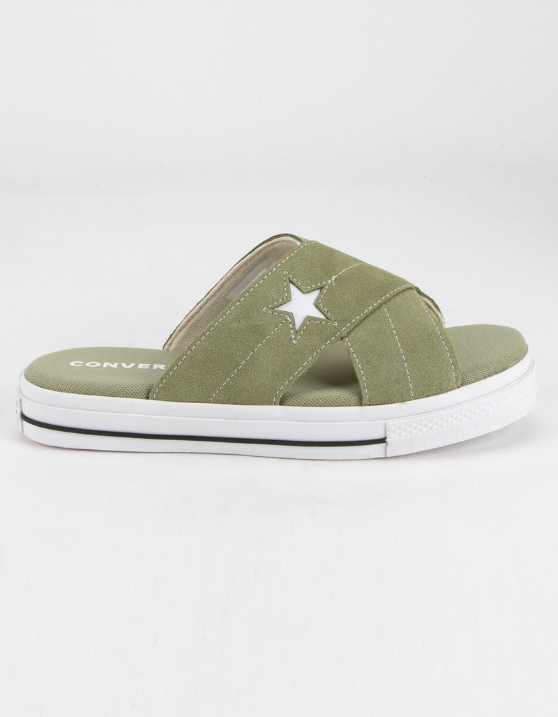 CONVERSE One Star Sandalism Womens Sage Sandals image number 2