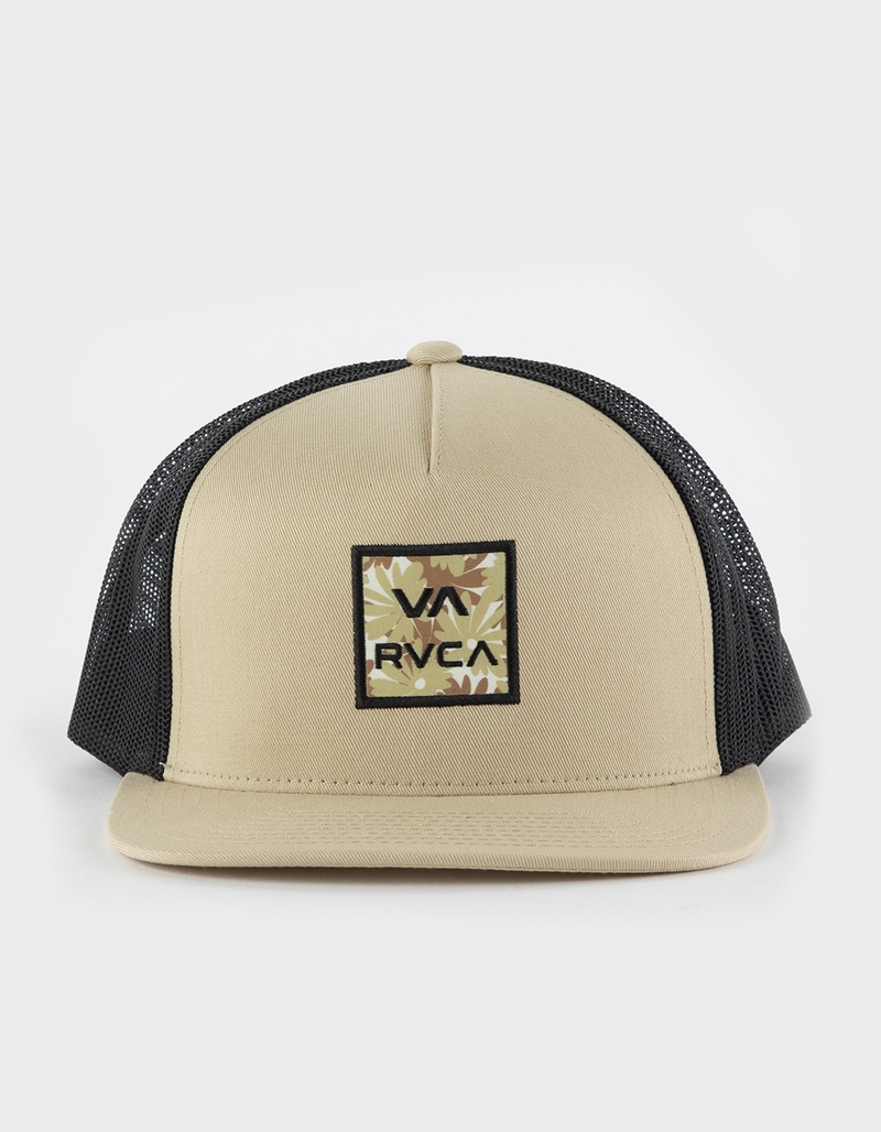 RVCA VA ATM Print Mens Trucker Hat image number 1