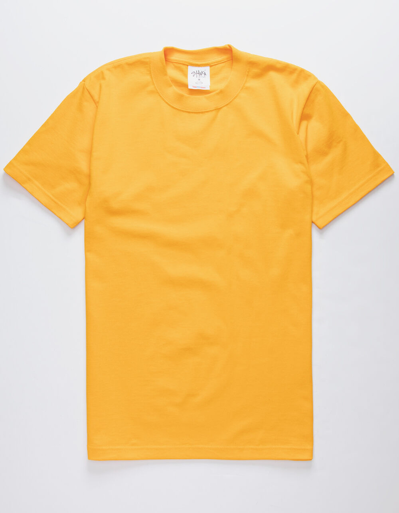 SHAKA WEAR Heavyweight Mens Gold T-Shirt image number 0