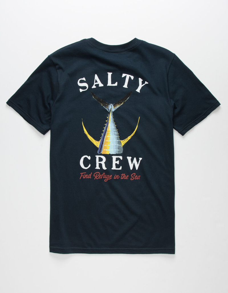 SALTY CREW Fishtail Navy Boys T-Shirt image number 0