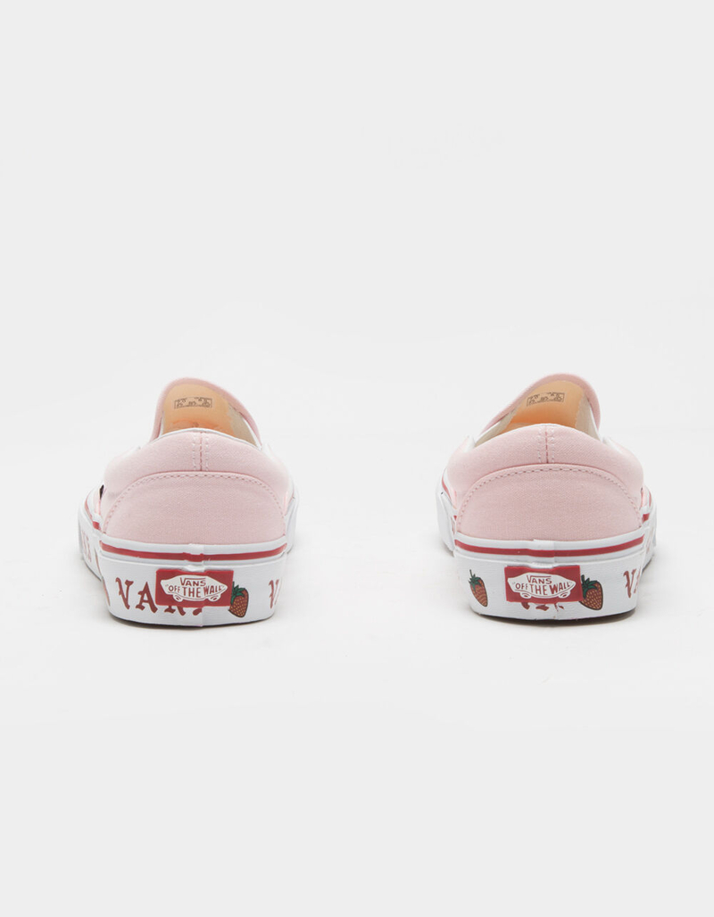 VANS Strawberry Sidewall Classic Womens Slip-On Shoes image number 3