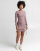 LOVE TREE Womens Cinch Side Bodycon Dress image number 4