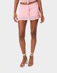 EDIKTED Solange Ruffle Mesh Mini Skirt image number 1