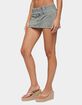 EDIKTED Lolah Snap Waist Denim Mini Skort image number 2