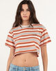 BDG Urban Outfitters Womens Striped Boxy Tee image number 1