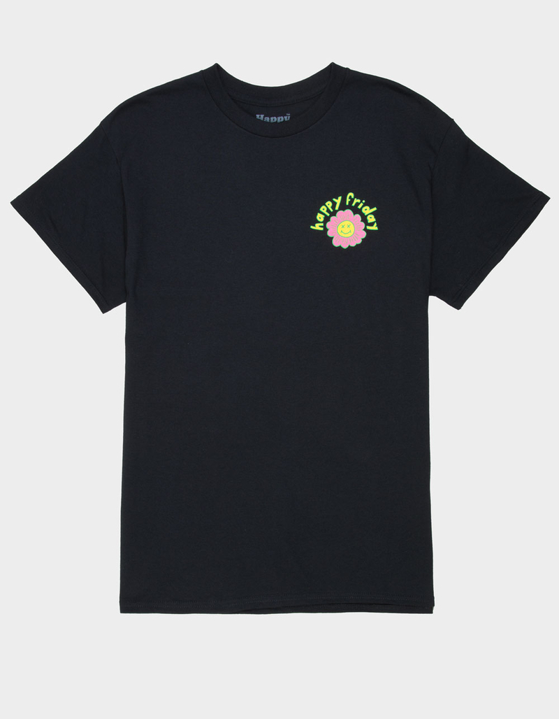 HAPPY FRIDAY Flower Mens Tee image number 1