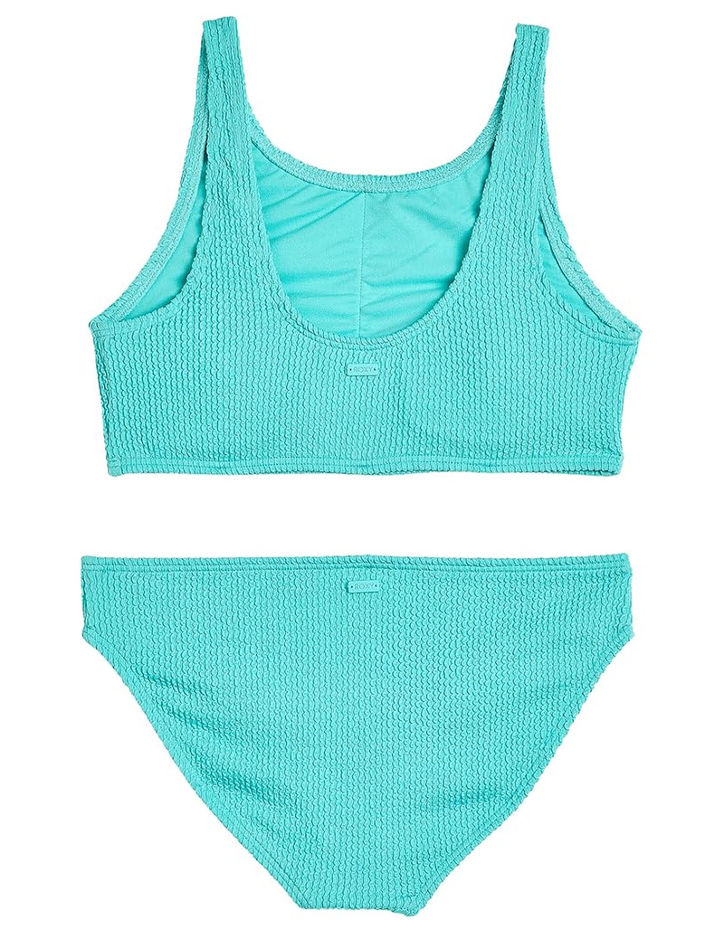 ROXY Texture High Neck Girls Bikini Set image number 1