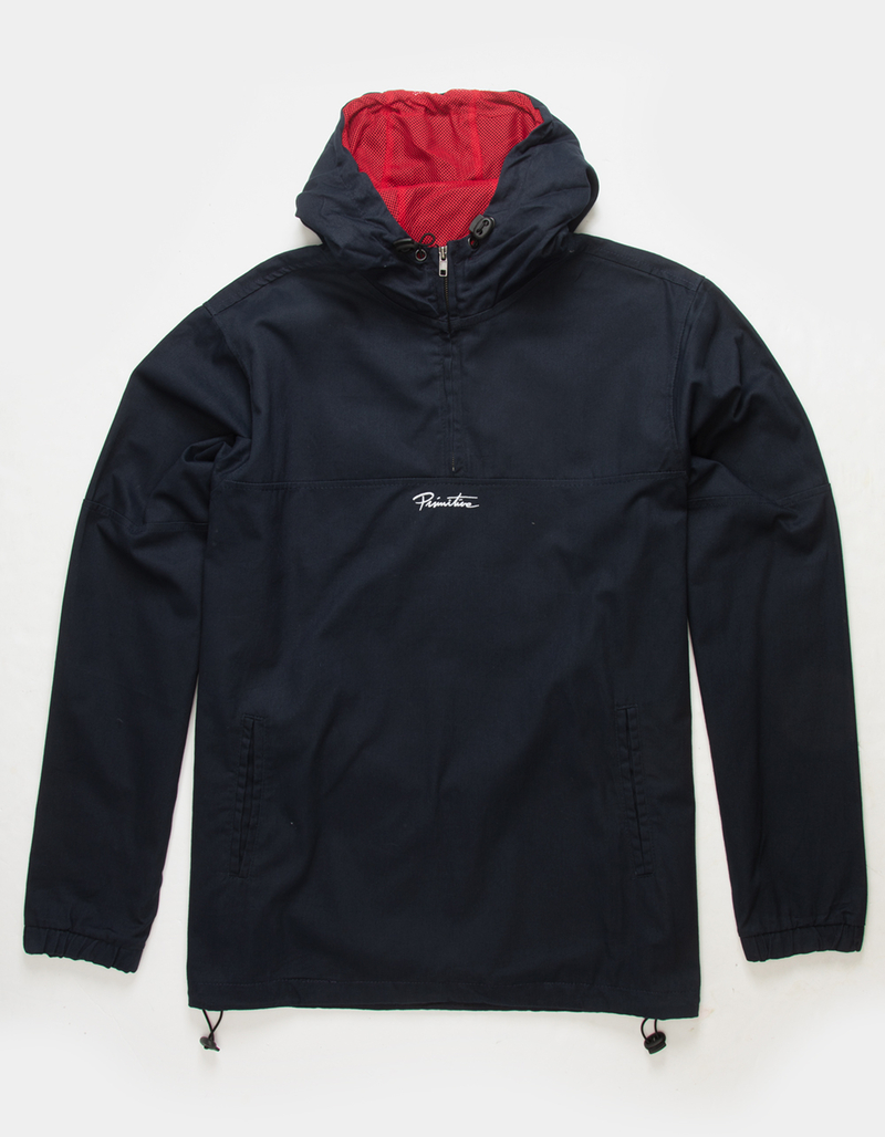 PRIMITIVE Traveler Mens Anorak Jacket NAVY Tillys